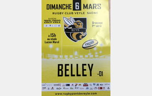 Match Séniors 6 Mars 2022