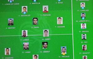 Compo match séniors 6 mars 2022