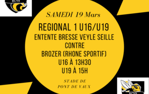 Match U16/U19 19 mars 2022