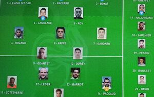 Compo match sénior 27 Mars 2022