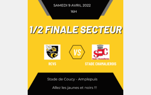 Demi-Finale secteur RCVS - Stade Chamalierois 
