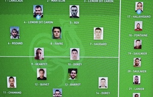 Compo match séniors 9 avril 2022