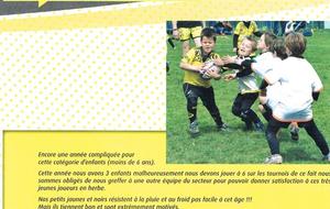 Les moins de  6 ans : Saison 2016 / 2017