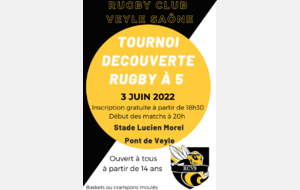 Tournoi découverte rugby à 5 