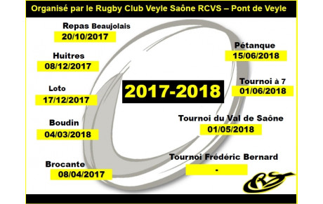 A vos agendas !
