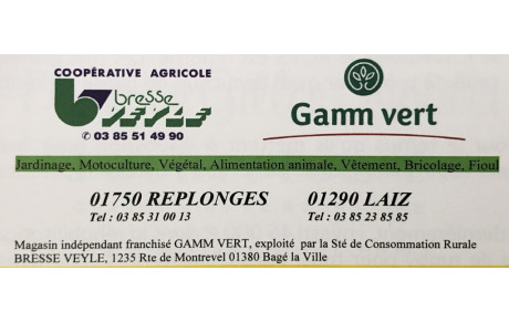 Coopérative Bresse Veyle / Gamm vert